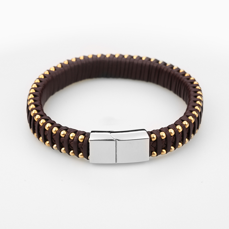 Ράβδος Bracelet Multi-Layer Braded Leather Bracelet with Magnetic class